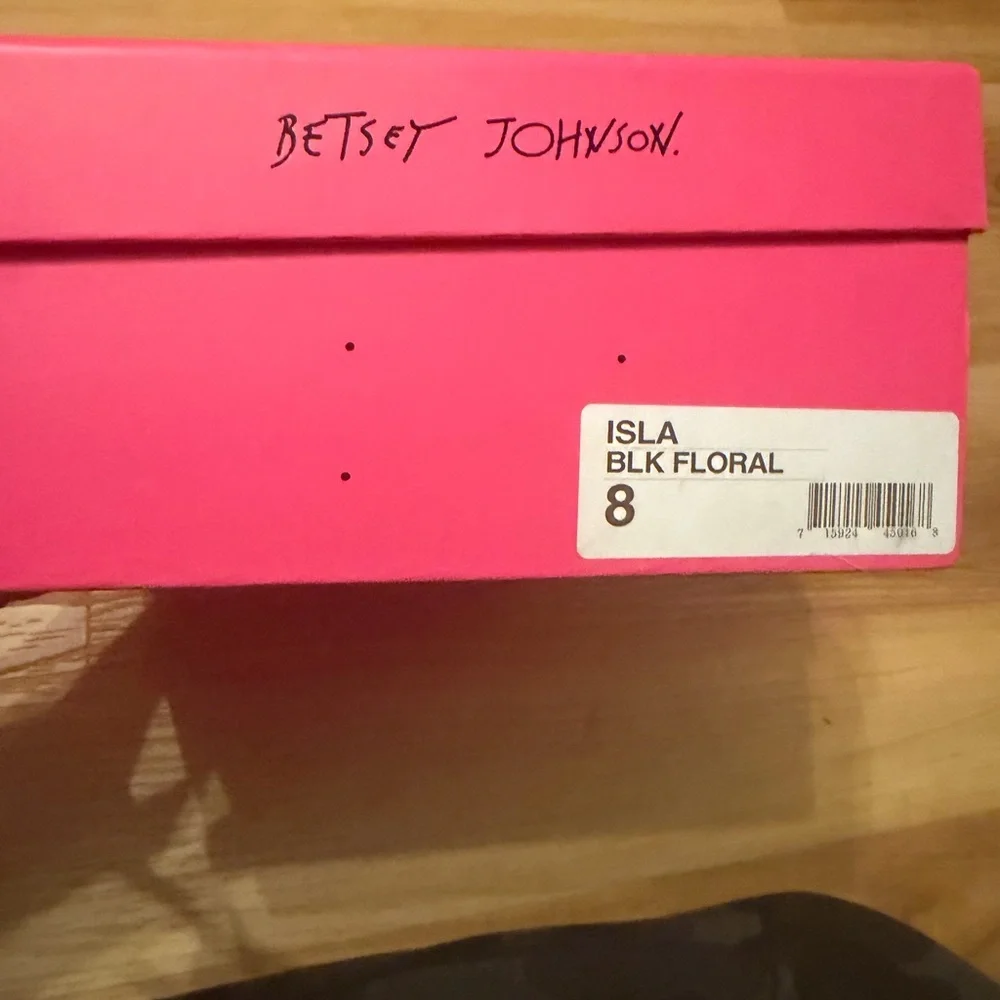 Betsey Johnson Pink Floral Heels - Picture 7 of 7